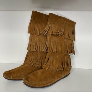 3 Layer Fringe Boots